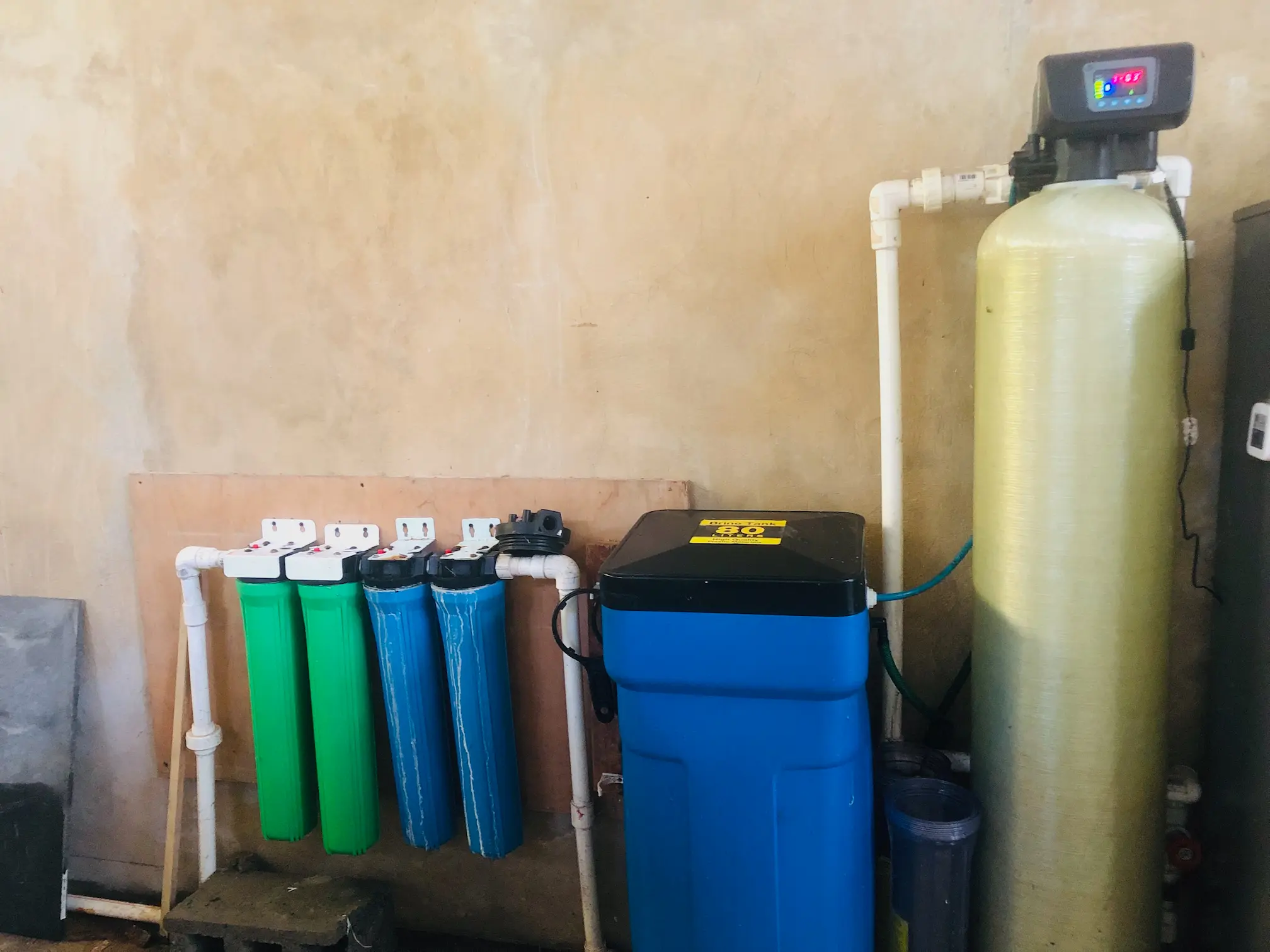 Deep well and water filtration