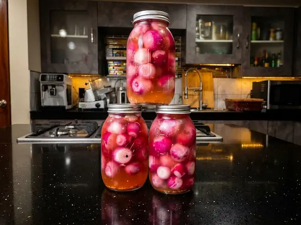 Pickled onions from the De Klomp kitchen